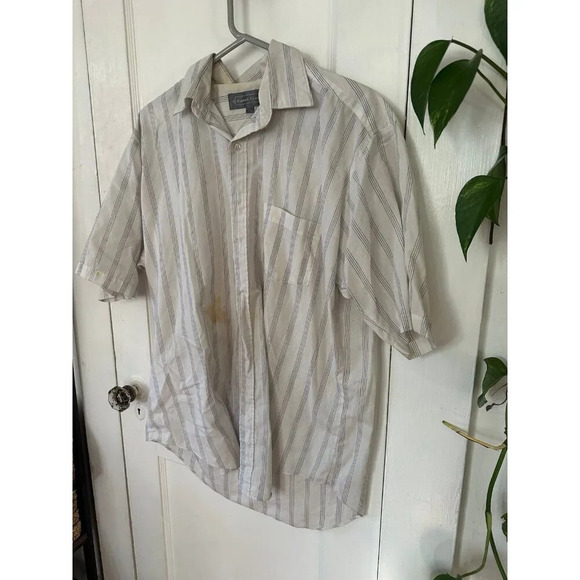 Harbour Classic men’s size 18.5 short Sleeve shirt - Picture 2 of 7